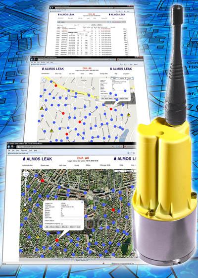 豪邁水管理PermaNet系統(tǒng)可通過(guò)網(wǎng)絡(luò)瀏覽器傳輸水滲漏監(jiān)測(cè)圖