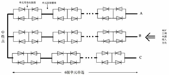 6kV輸入電源反向連接瞬間等效電路圖