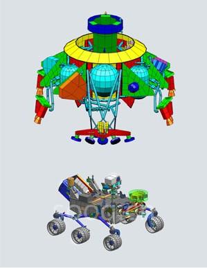 應(yīng)用西門子PLM軟件設(shè)計火星探測器