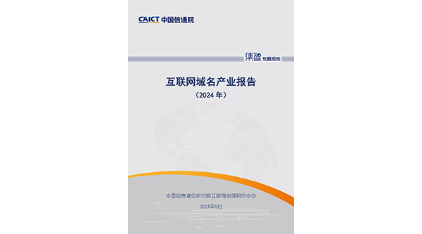 中國信通院發(fā)布《互聯(lián)網(wǎng)域名產(chǎn)業(yè)報告(2024年)》